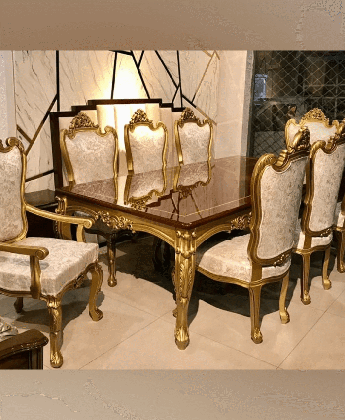 Chinioti Heritage Carve Dining Table