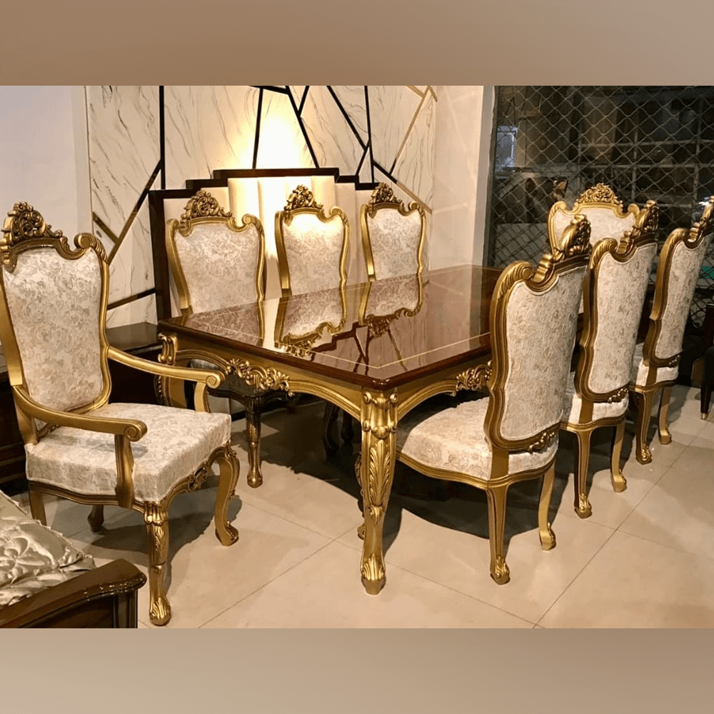 Chinioti Heritage Carve Dining Table