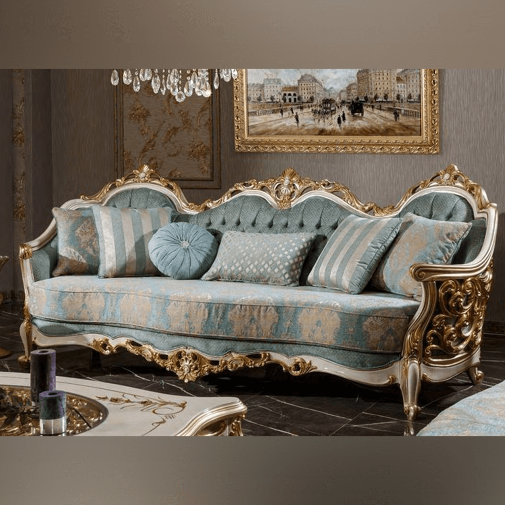 Chinioti Majestic Carved Sofa